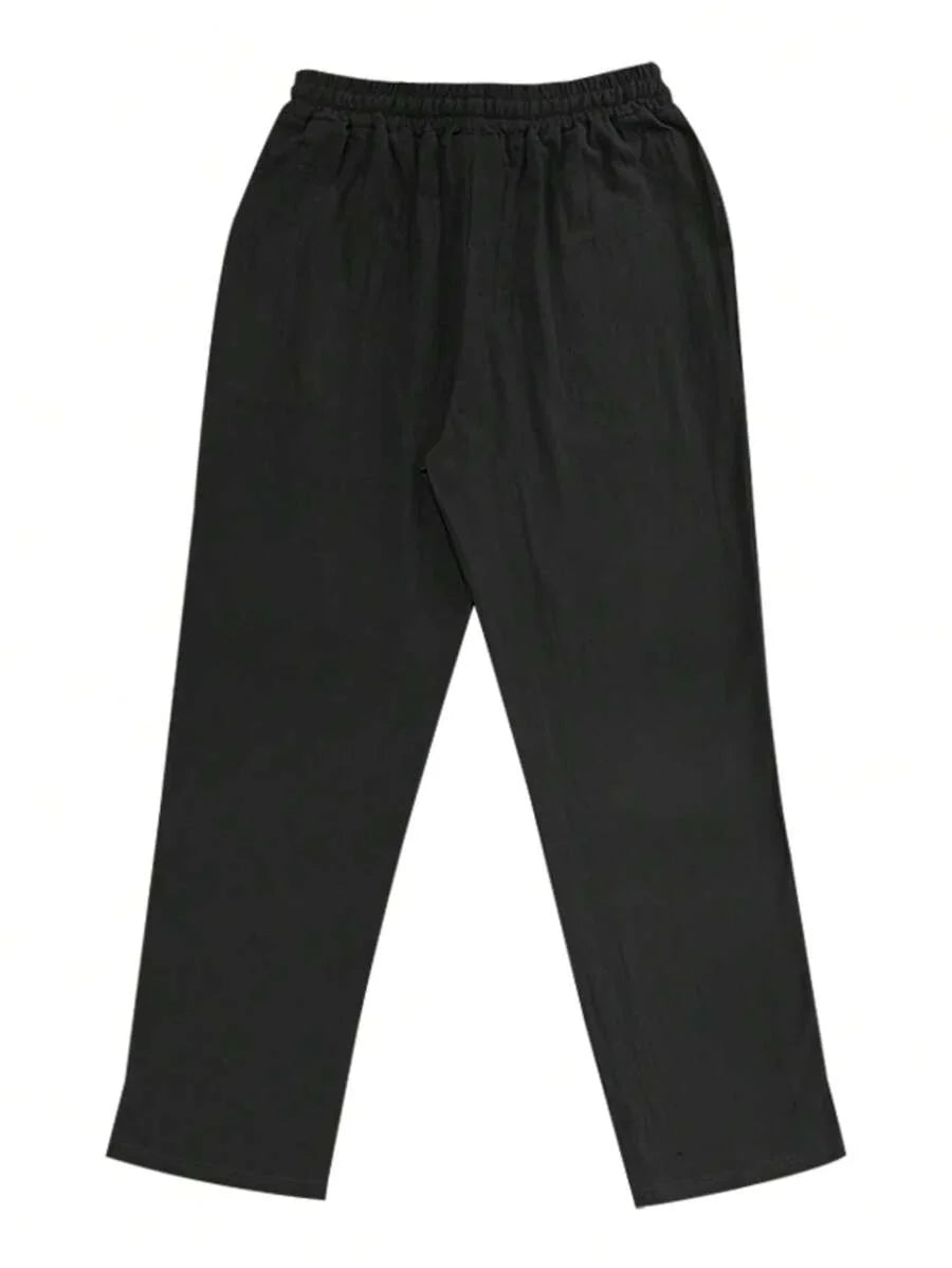 Justin | LIGHTWEIGHT LINEN PANTS WITH DRAWSTRING