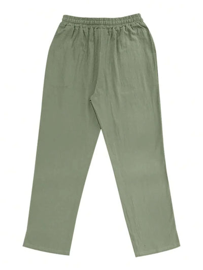 Justin | LIGHTWEIGHT LINEN PANTS WITH DRAWSTRING