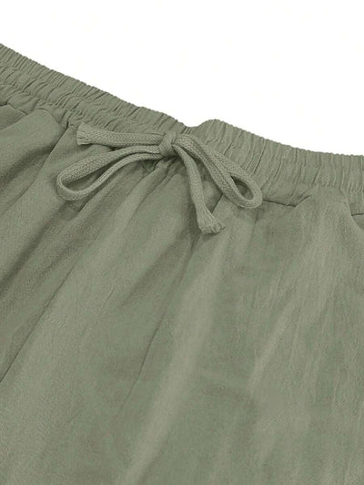 Justin | LIGHTWEIGHT LINEN PANTS WITH DRAWSTRING