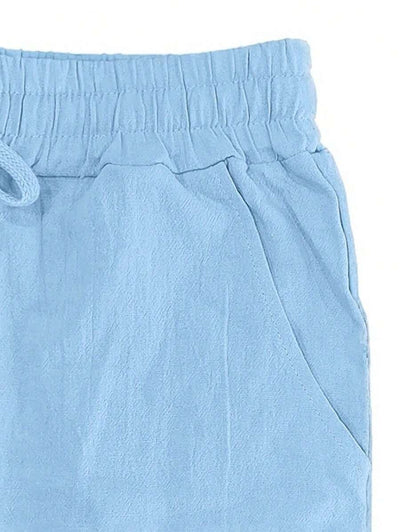 Justin | LIGHTWEIGHT LINEN PANTS WITH DRAWSTRING