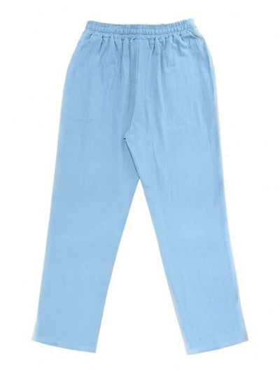 Justin | LIGHTWEIGHT LINEN PANTS WITH DRAWSTRING