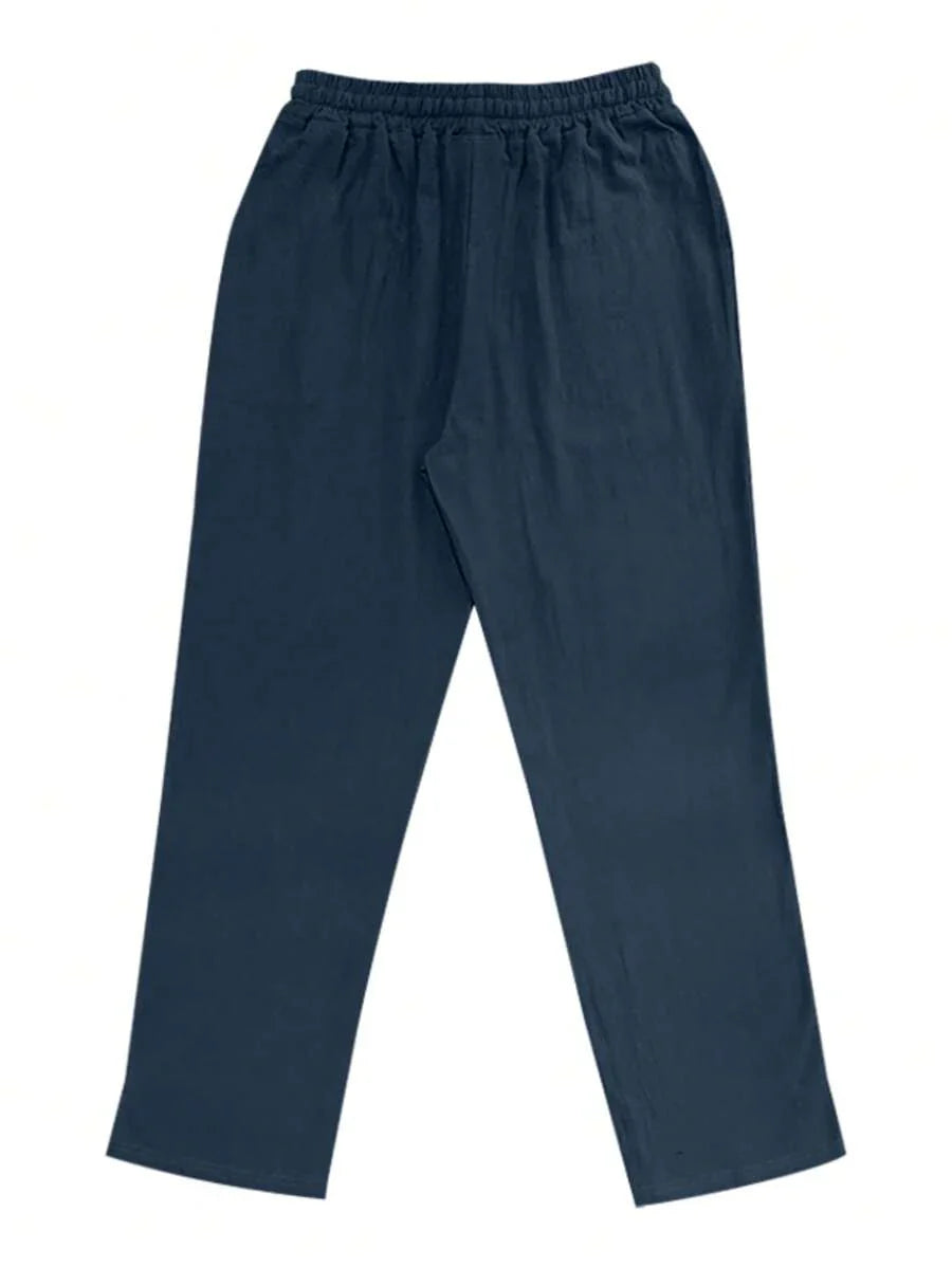 Justin | LIGHTWEIGHT LINEN PANTS WITH DRAWSTRING