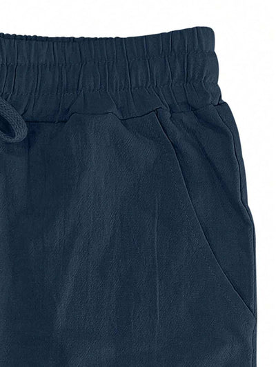 Justin | LIGHTWEIGHT LINEN PANTS WITH DRAWSTRING