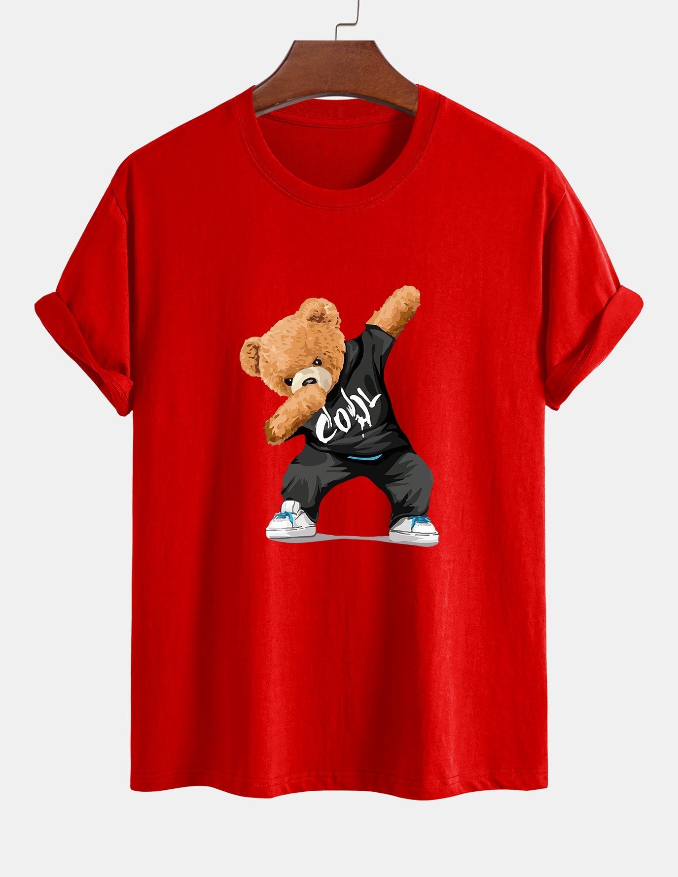 Guido® | Cool Bear Print Cotton T-Shirt