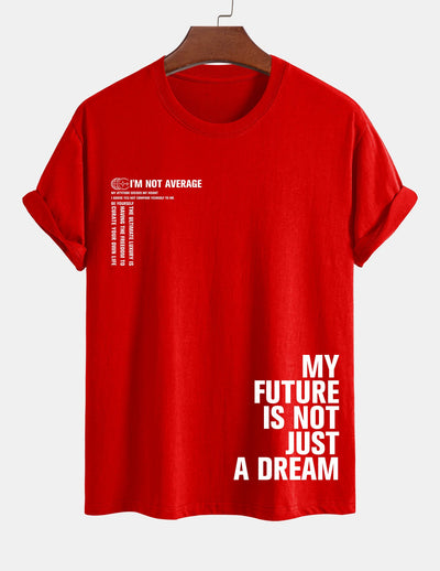 Urbano® | Positive Slogan Print Cotton T-Shirt