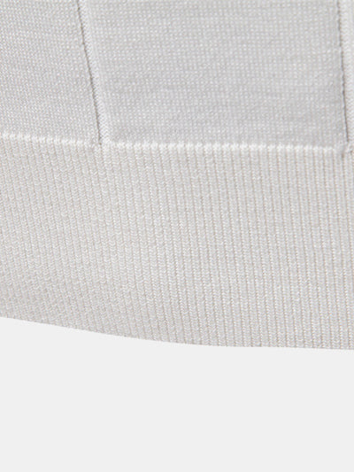 Franklin® | Contrast Trim Zipper Knit Polo Shirt