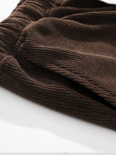 James® | Checkerboard Dissolving Bear Drop Shoulder Oversize T-Shirt & Straight Leg Corduroy Pants