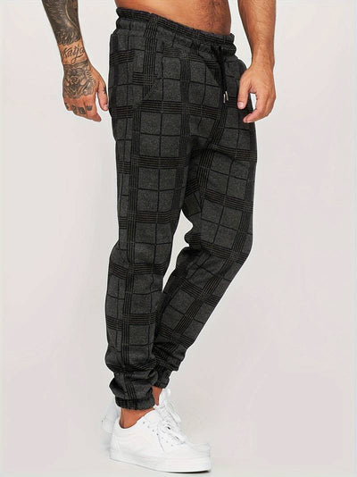 Lidio | Checkered Sweatpants for Men