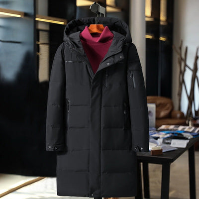 Godwin® | Elegant Long Down Jacket For Men