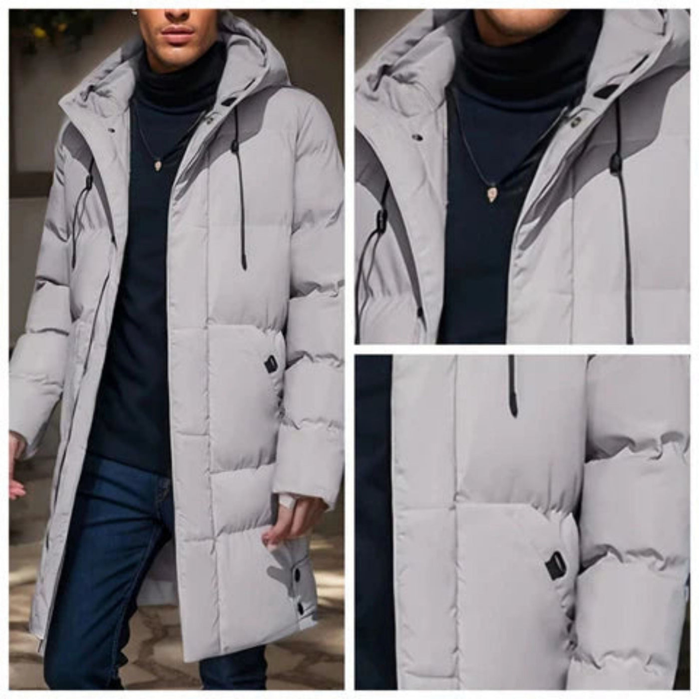 Lee® | Men's winter jacket puffer with hood