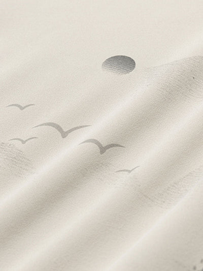 Artemas® | Ink Landscape Print Crew Neck Sweatshirt