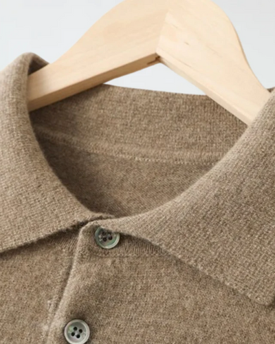 Enzo | Ponza Cashmere Polo Sweater