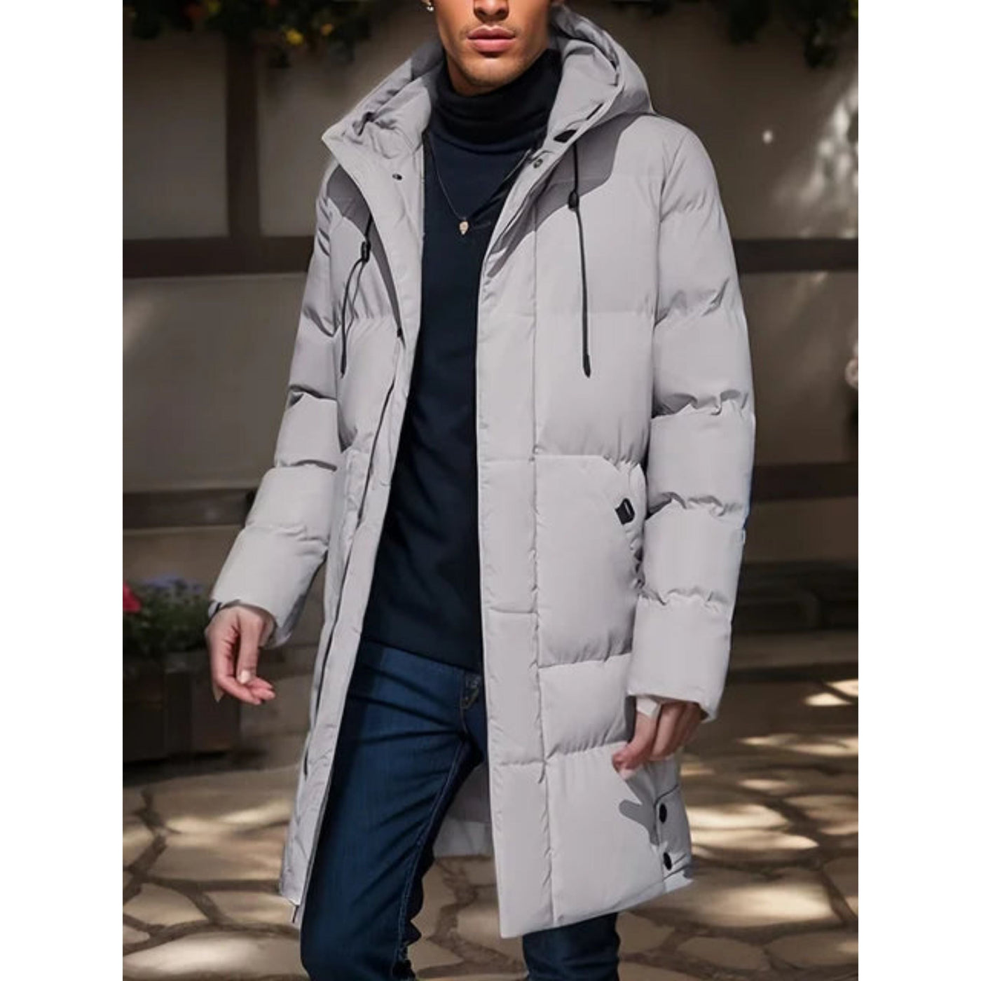 Lee® | Men's winter jacket puffer with hood