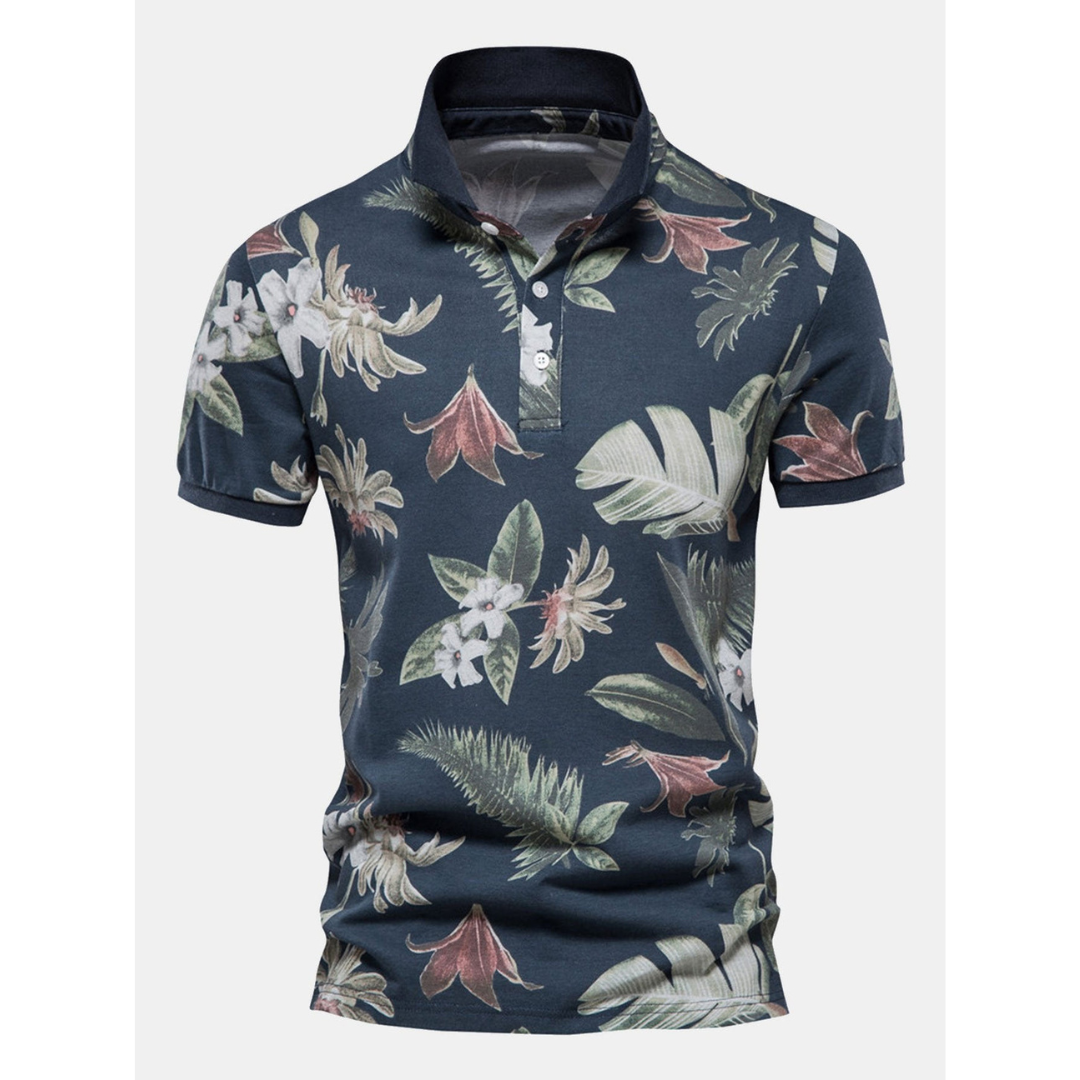 Vance® | Floral Polo Shirt For Men