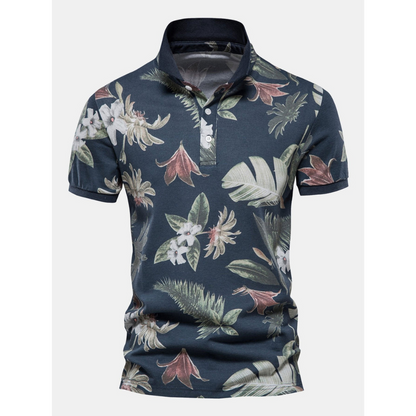 Vance® | Floral Polo Shirt For Men