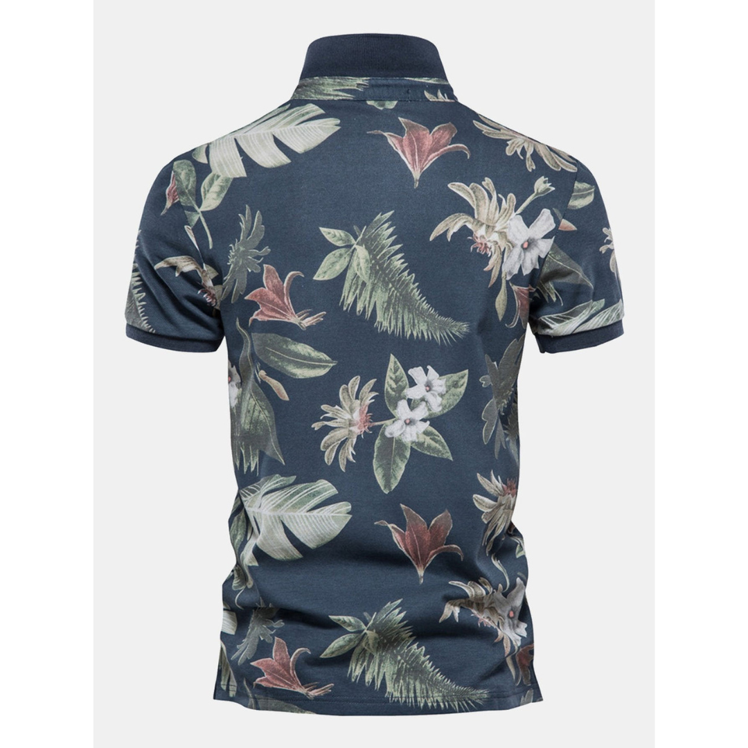 Vance® | Floral Polo Shirt For Men