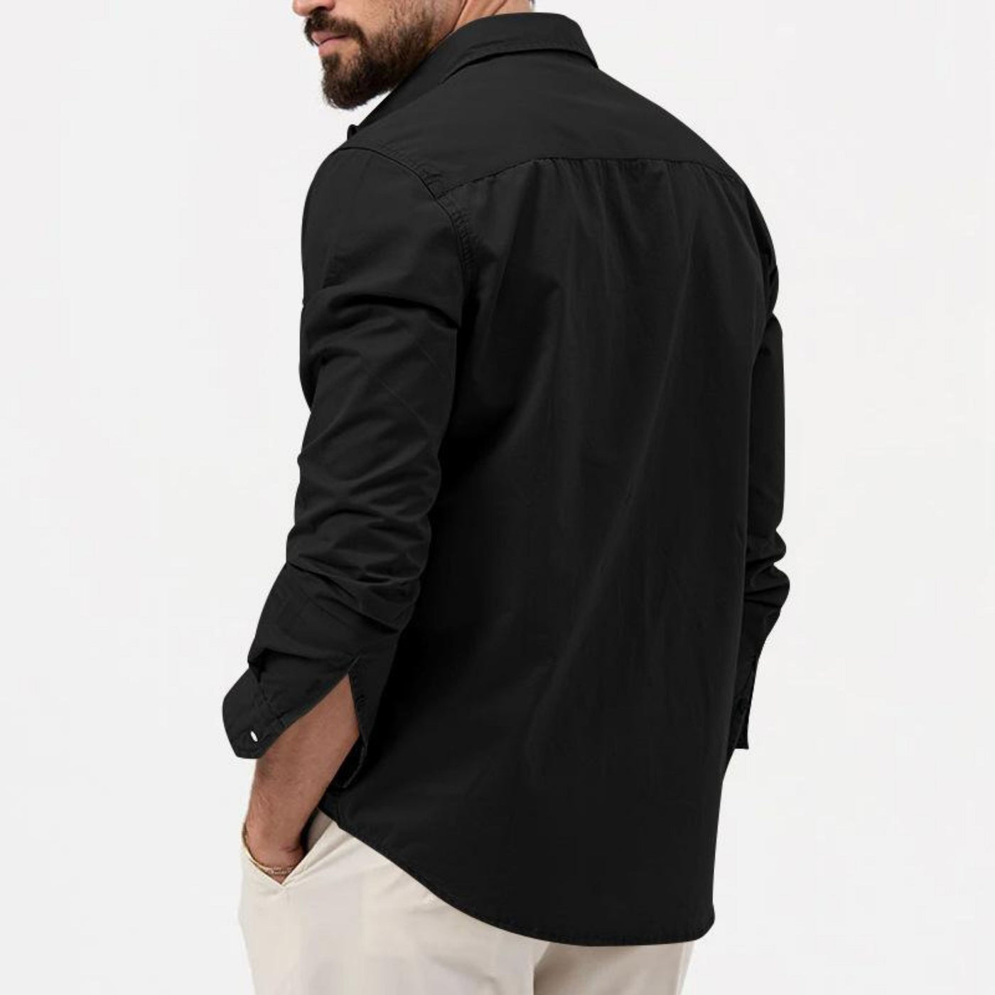 Ashley® | Men's casual shirt with long sleeves