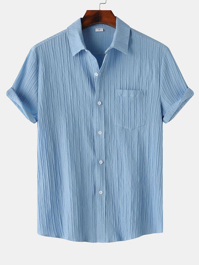 Yerai® | Textured Button Up Shirt