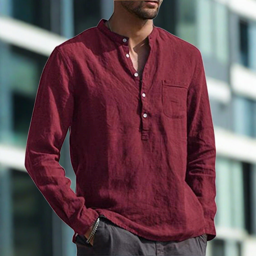 Jocelyn® | Beautiful Linen Shirt With Breast Pocket