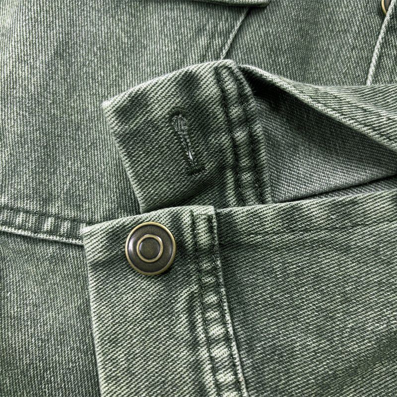 Men's Distressed Denim Jacket