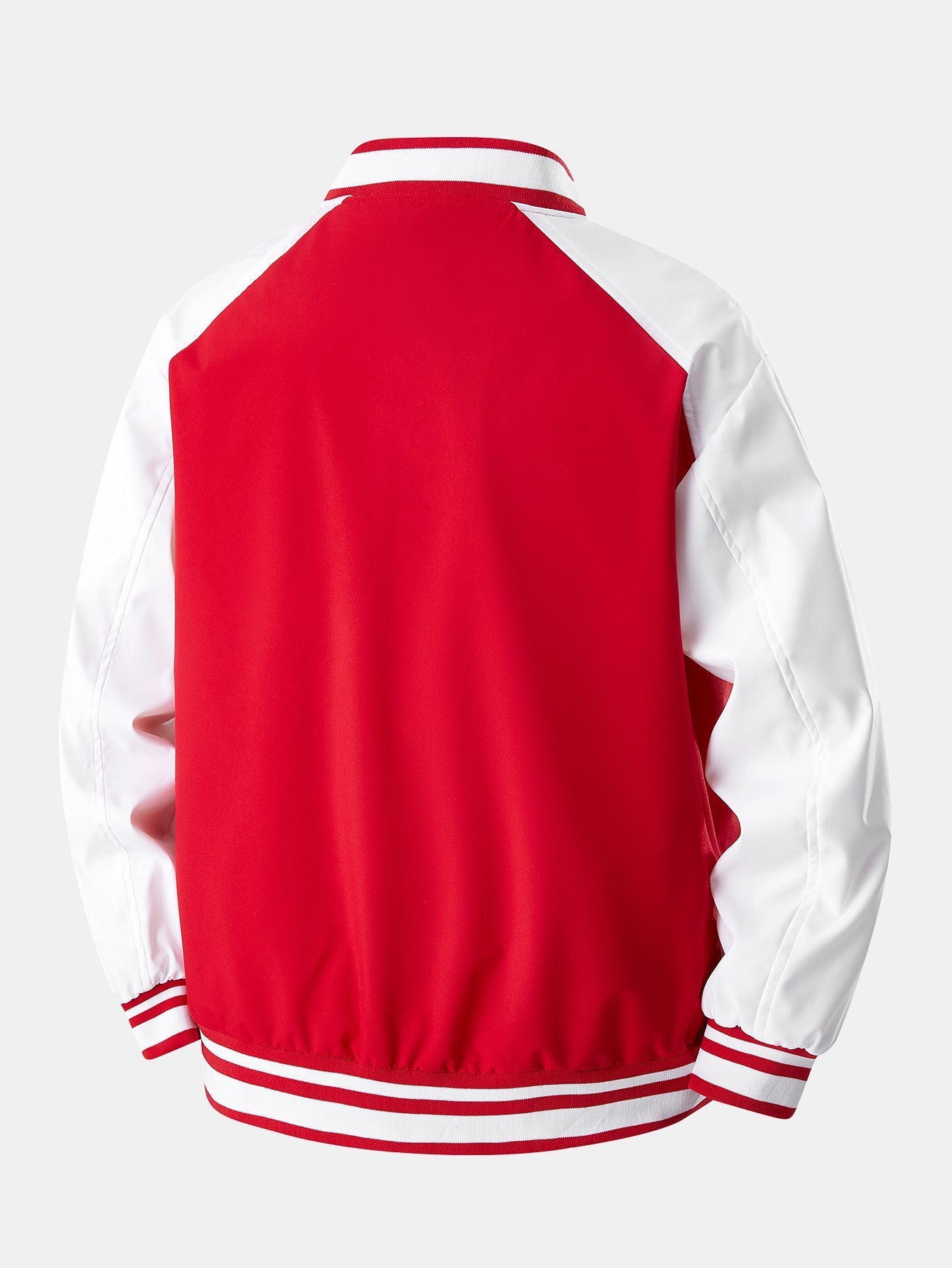 Eliseo® | Relax Fit Contrast Embroidery Baseball Jacket