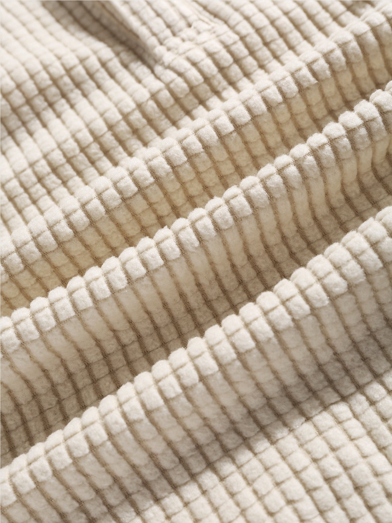 Adán® | Waffle Lapel Solid Henley Shirts