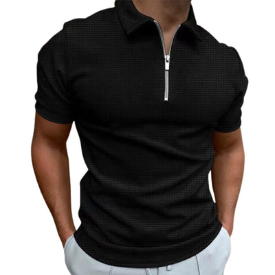 Justus® | Solid Color Summer T-Shirt With Zipper