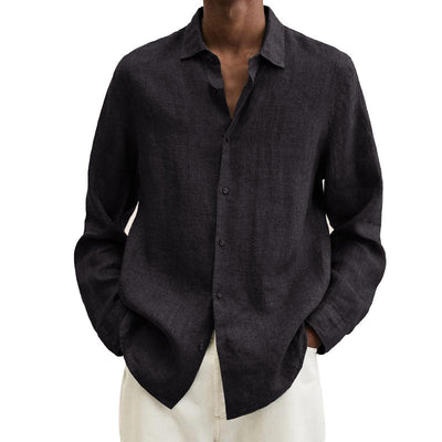 Delano® | Men'S Regular Fit Linen Shirt