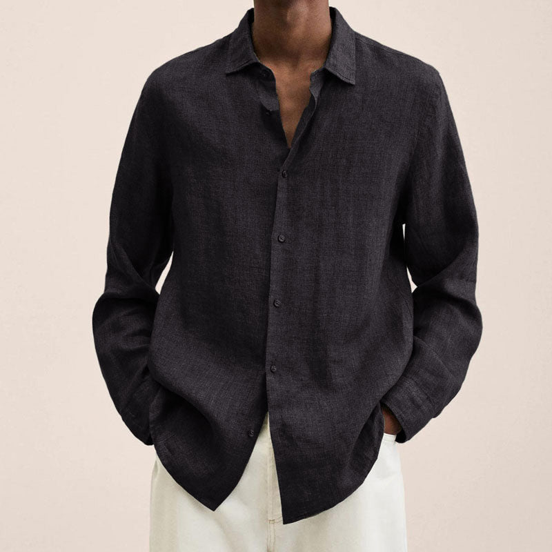 Delano® | Men'S Regular Fit Linen Shirt