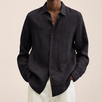Delano® | Men'S Regular Fit Linen Shirt