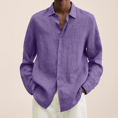 Delano® | Men'S Regular Fit Linen Shirt