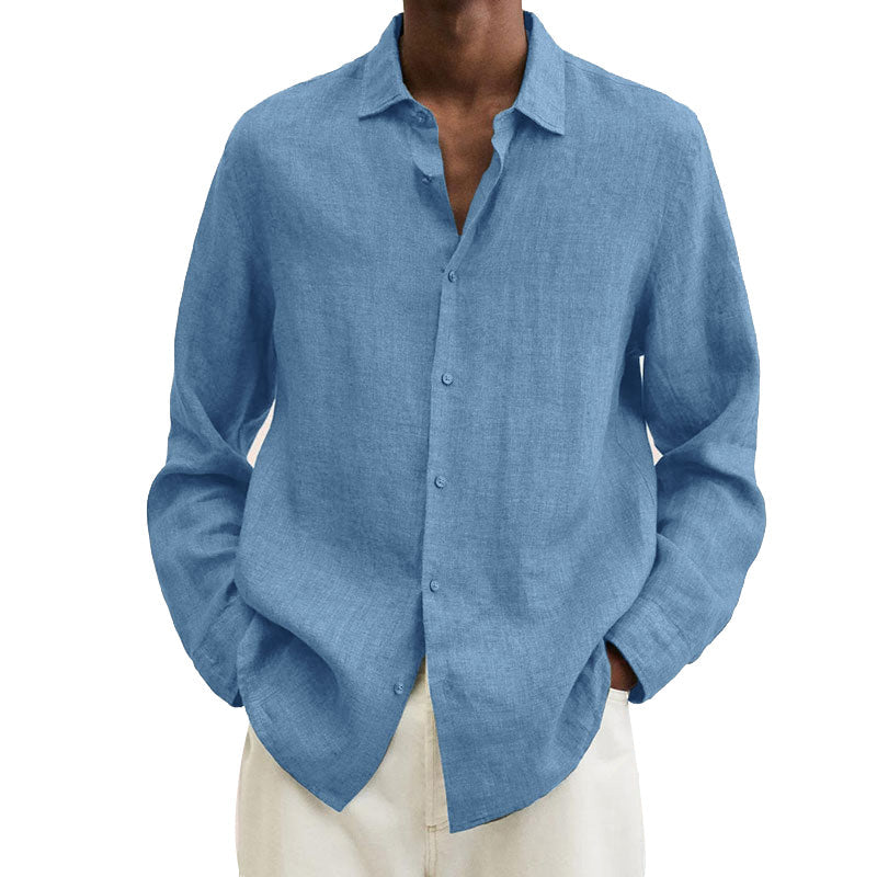 Delano® | Men'S Regular Fit Linen Shirt