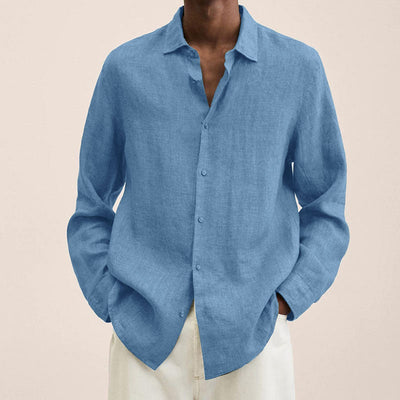 Delano® | Men'S Regular Fit Linen Shirt