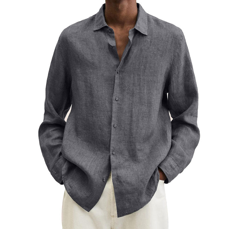 Delano® | Men'S Regular Fit Linen Shirt