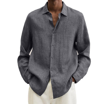 Delano® | Men'S Regular Fit Linen Shirt