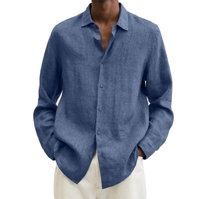 Delano® | Men'S Regular Fit Linen Shirt