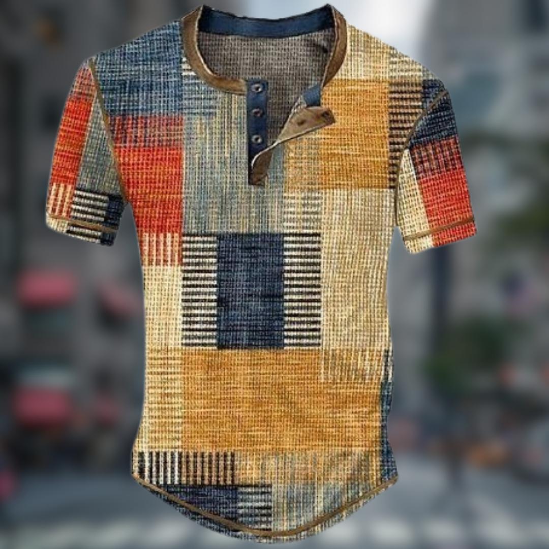 Liliosa® | T-Shirt With Checked Pattern