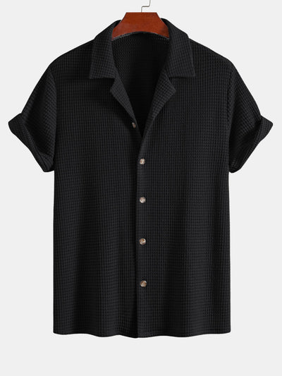 Josué® | Textured Cuban Shirt & Straight Leg Linen Pants