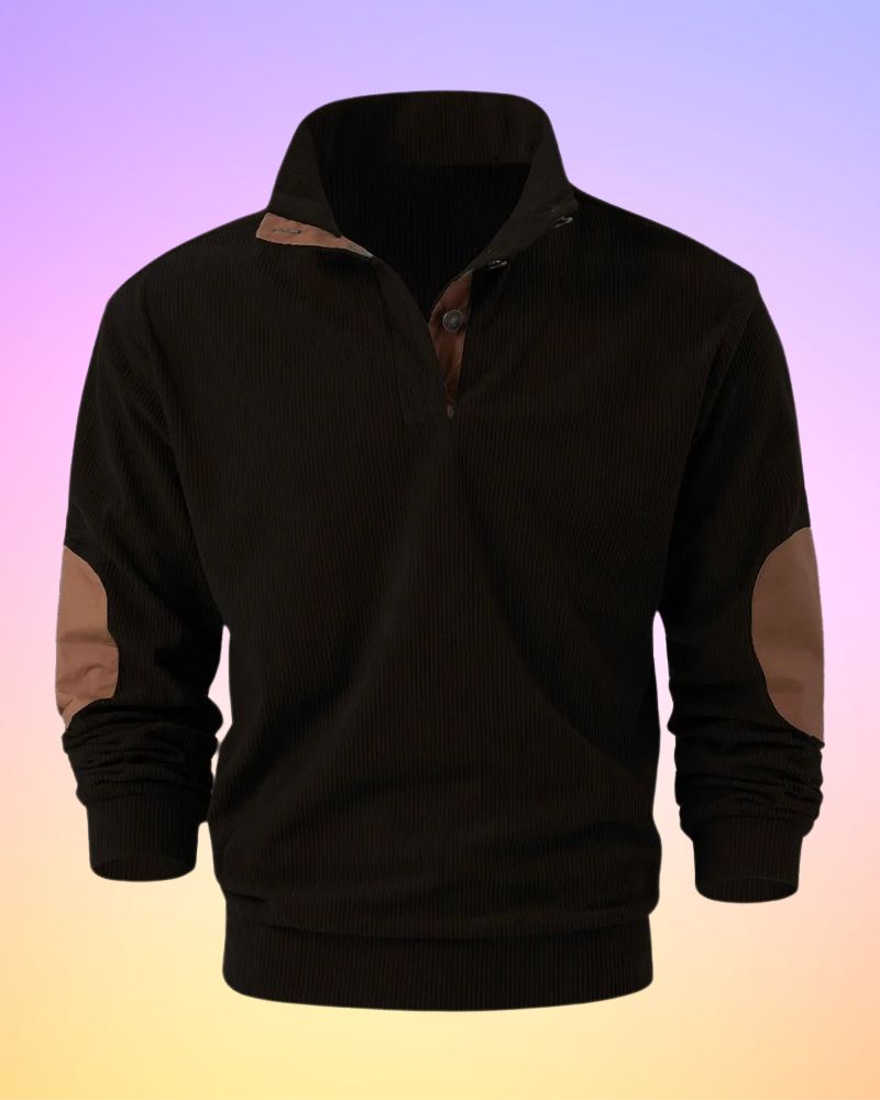 Samuel® | Solid Color Half Open Long Sleeve Shirt