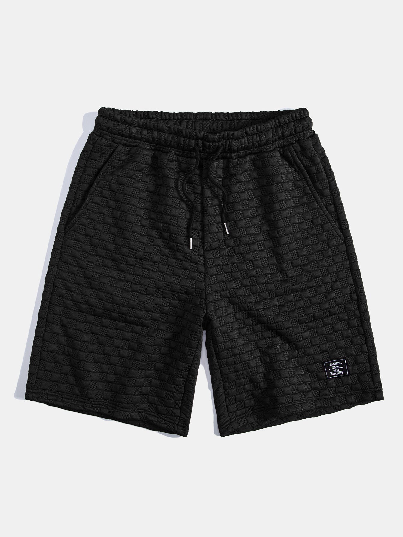 Jared® | Checkerboard Jacquard Arc Hem T-Shirt & Checkerboard Jacquard Shorts