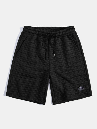 Jared® | Checkerboard Jacquard Arc Hem T-Shirt & Checkerboard Jacquard Shorts