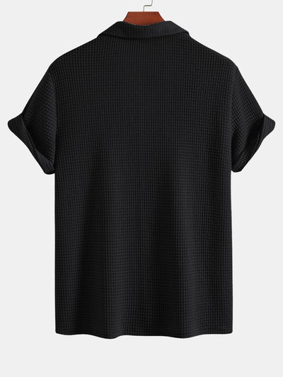 Josué® | Textured Cuban Shirt & Straight Leg Linen Pants