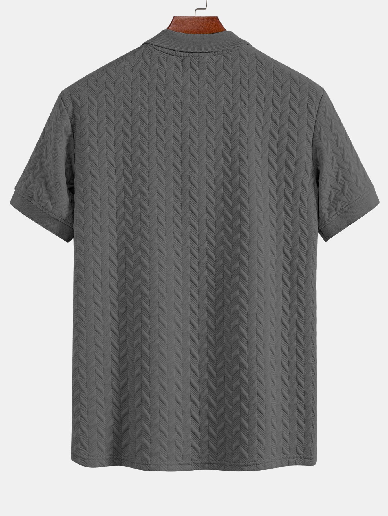 Colton | Geometric Jacquard Polo