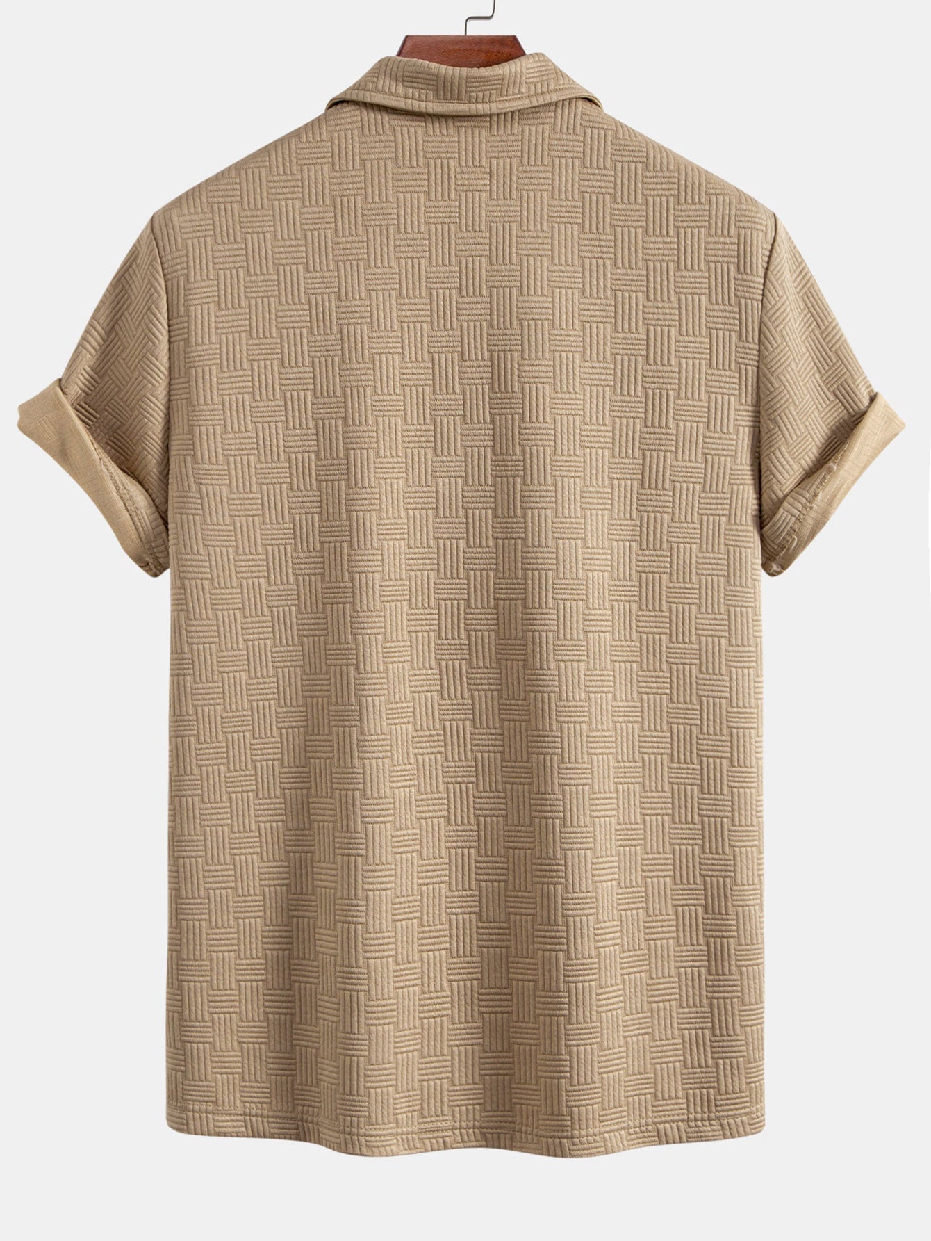 Wyatt | Striped Jacquard Polo Shirt