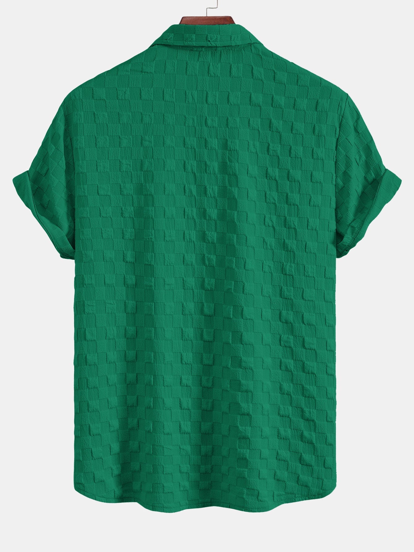 Jesse® | Checkerboard Textured Button Up Shirt