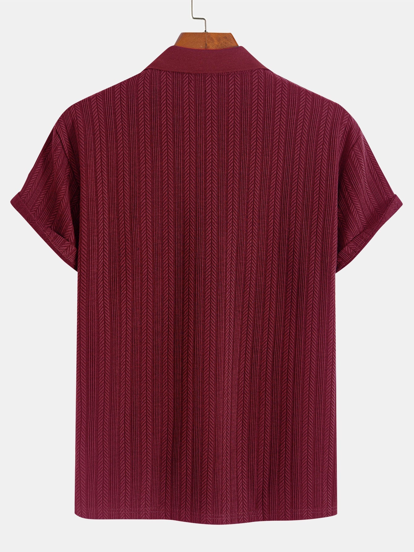 George® | Textured Zipper Polo