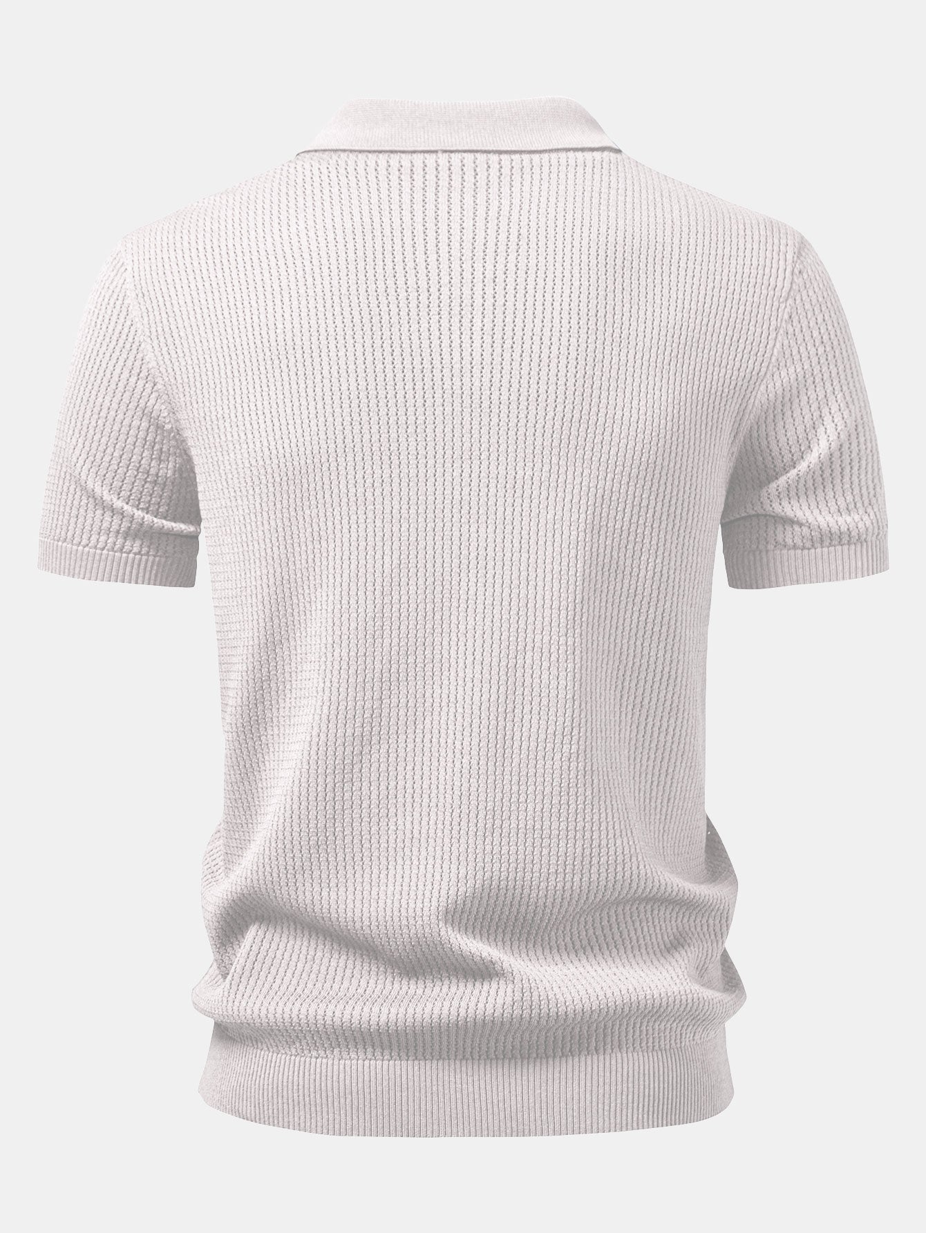 Ryan | Textured Crochet Knitted Polo Shirt