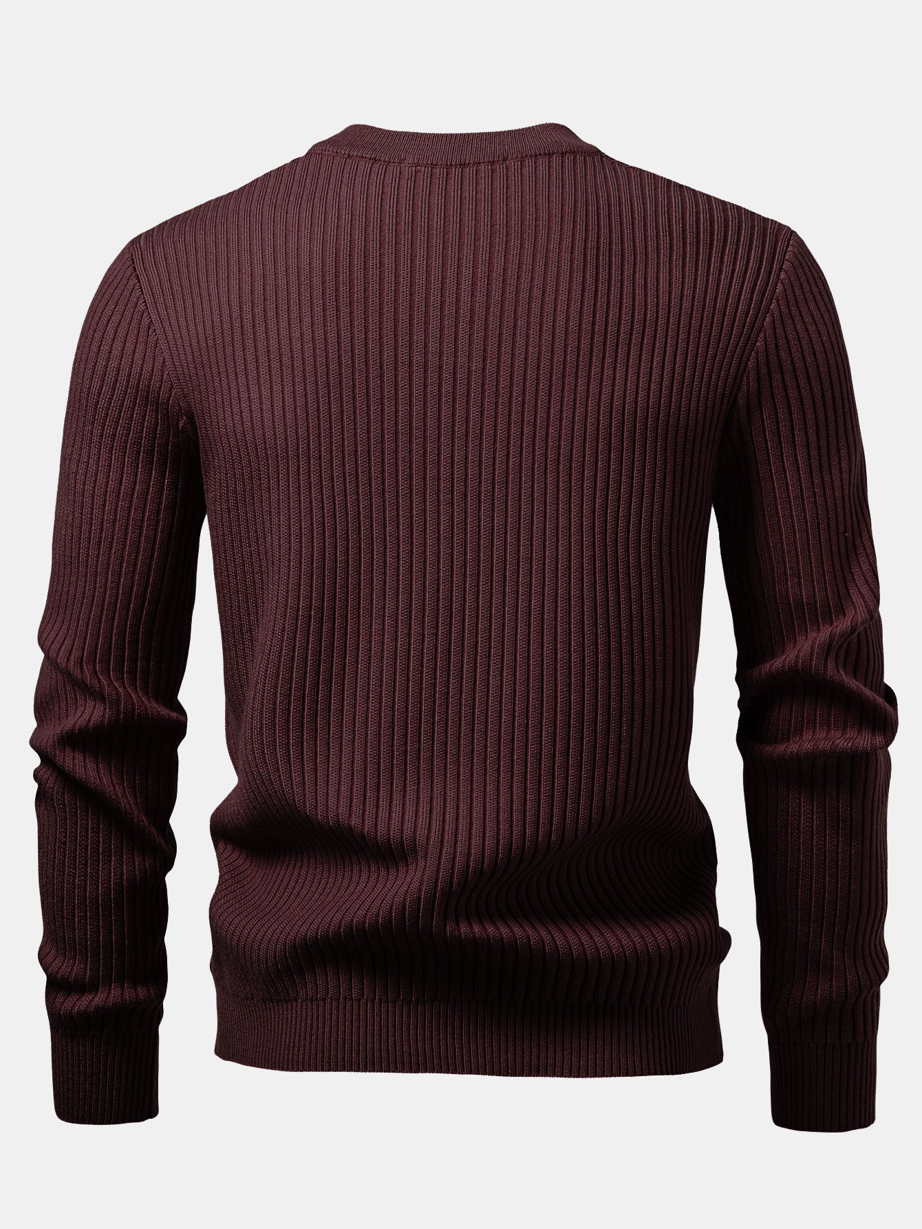 Ardal® | Ribbed Henley Neck Sweater