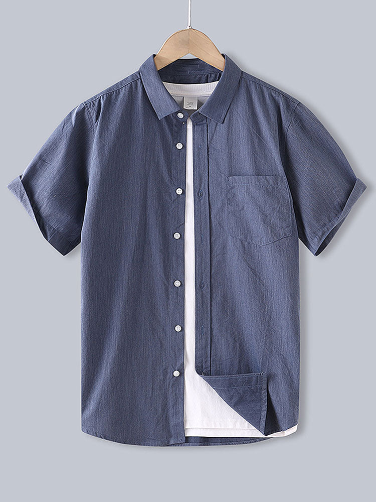 Arett® | Men Cotton Button Up Shirt