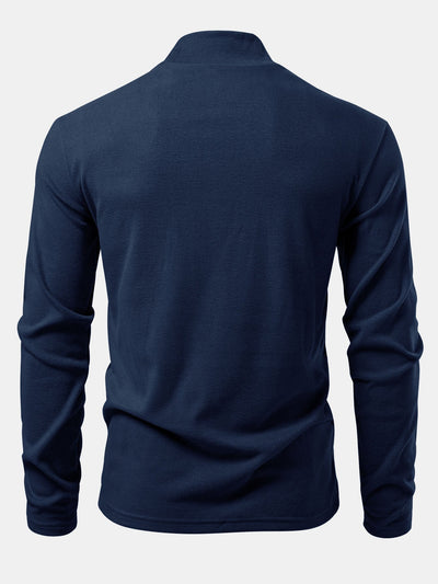 Levin® | Long Sleeve Mock Neck T-Shirt
